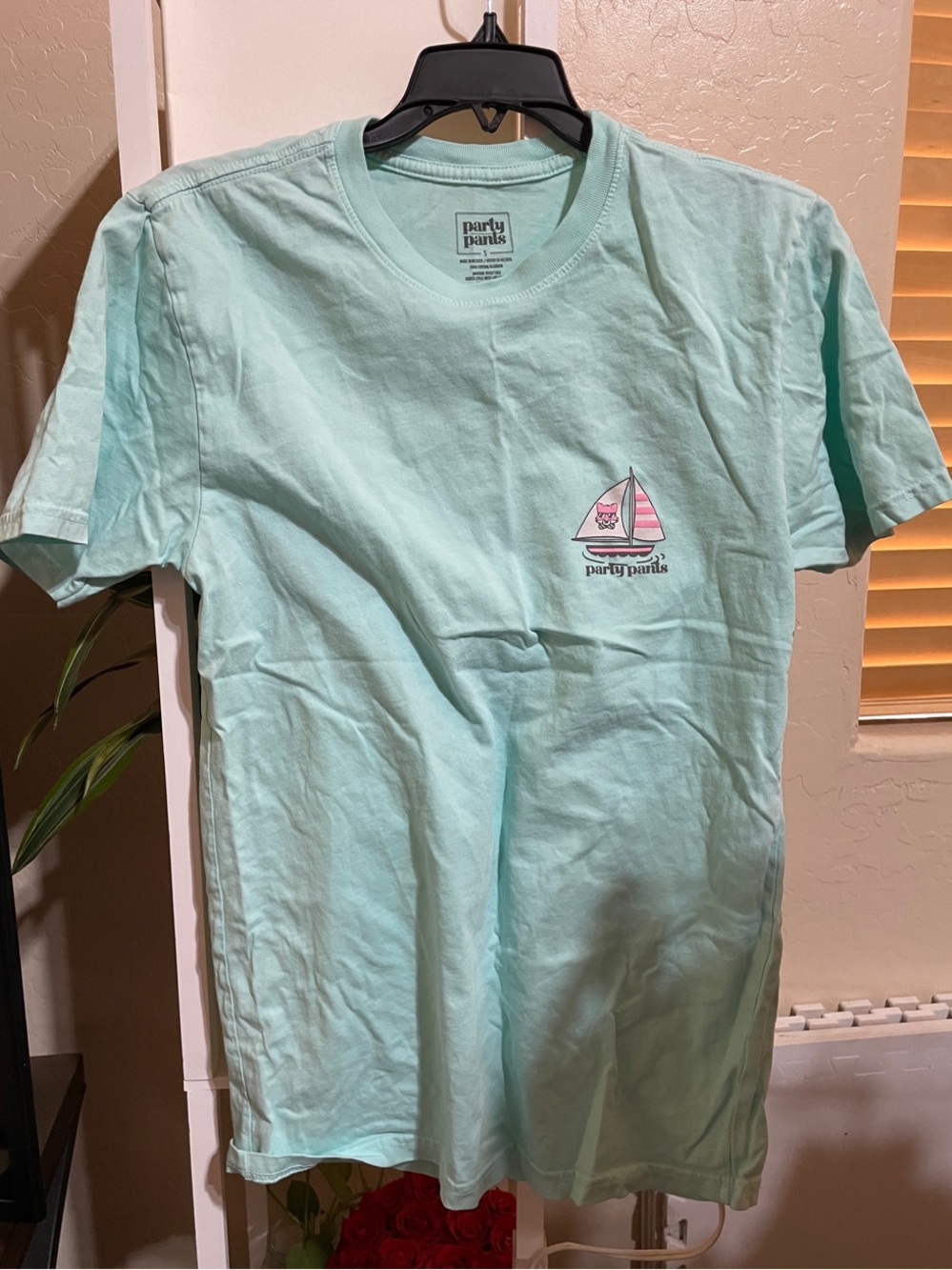 Party Pants Men's Short-Sleeve Mint Graphic Tee